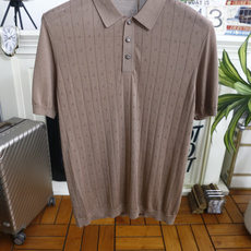 🔥Loro piana. 26夏季新品🆕时尚男士轻奢针织Polo衫,意式大牌翻领版型格调雅致,全身竖纹镂空肌理富有层次感 🔥Loro piana. 26夏季新品🆕时尚男士轻奢针织Polo衫,意式大牌翻领版型格调雅致,全身竖纹镂空肌理富有层次感