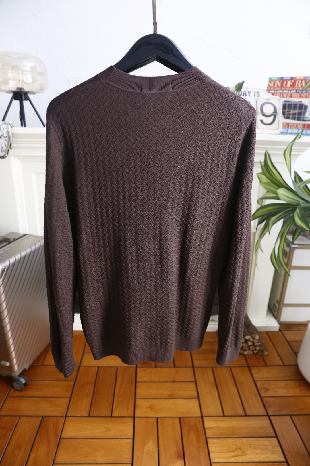 🔥Loro Piana. 26秋冬新款！时尚男士半高领针织衫，面料含绵羊毛，衣身精致立体菱格提花纹理，肌理层次饱满耐看。
