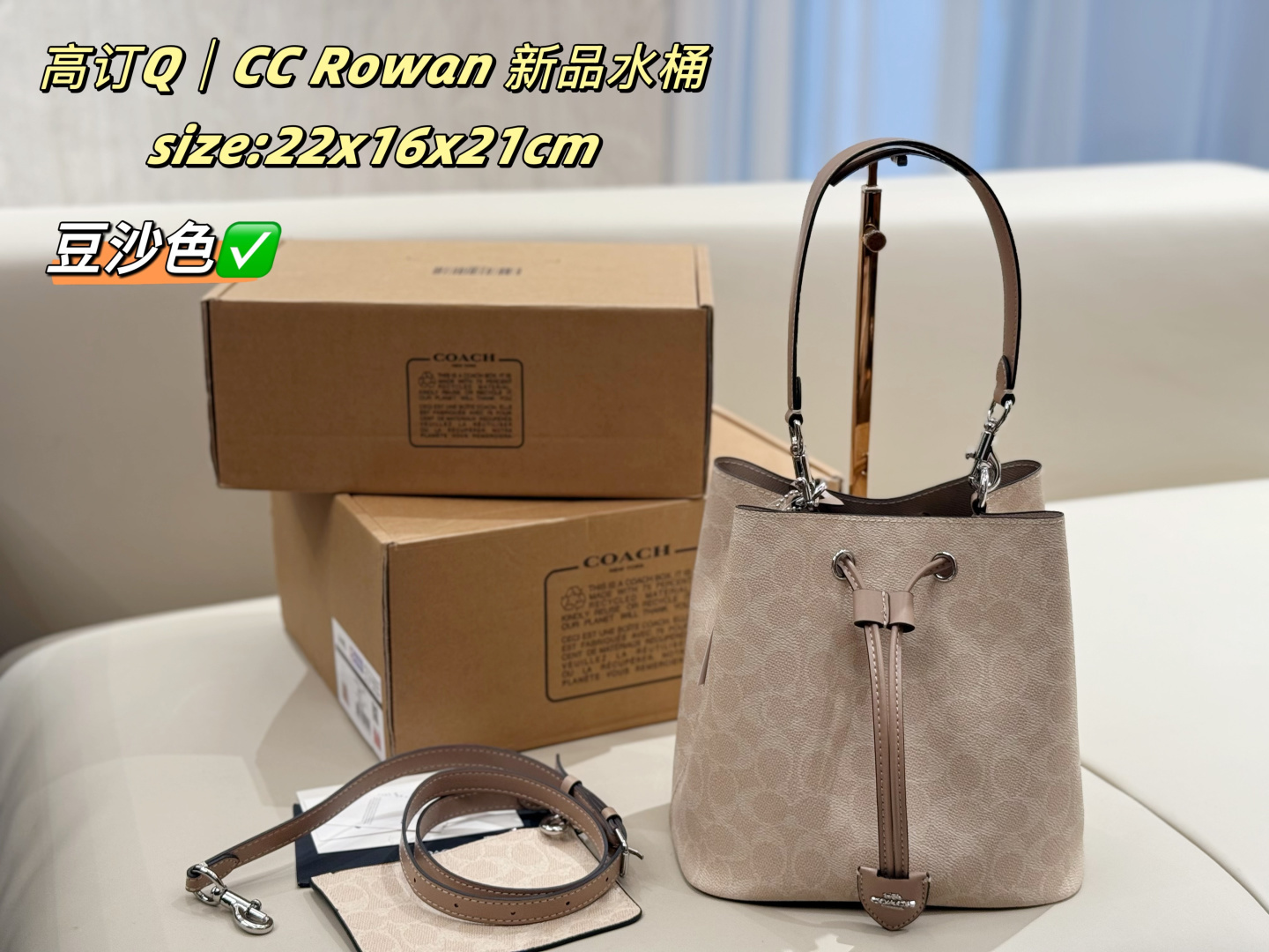 Coach Rowan New Bucket Eight Colors | P255 Folding Box
