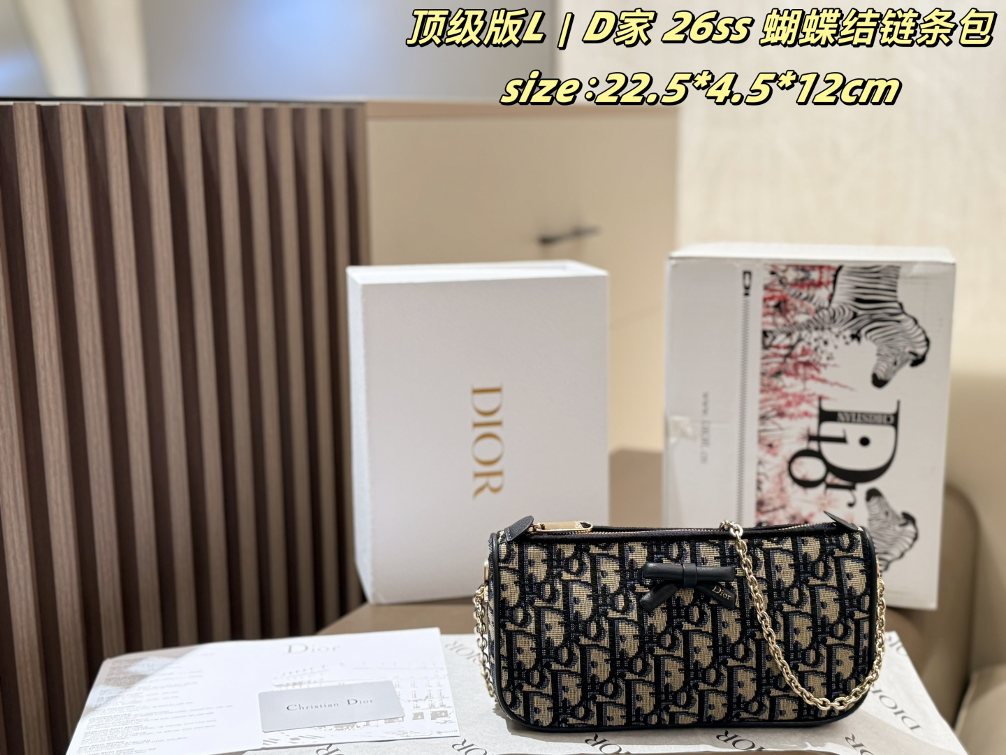Dior Oblique 22 5 4 5 12cm crossbody everyday