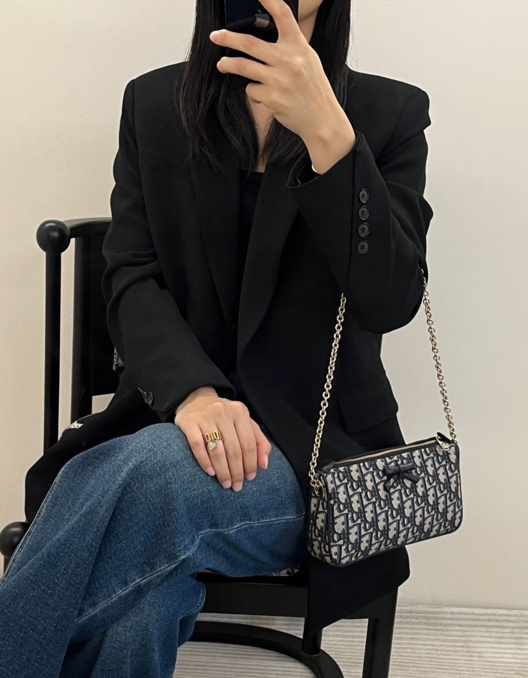 Dior Promenade Oblique Beige Black crossbody Dior Oblique Beige Black everyday