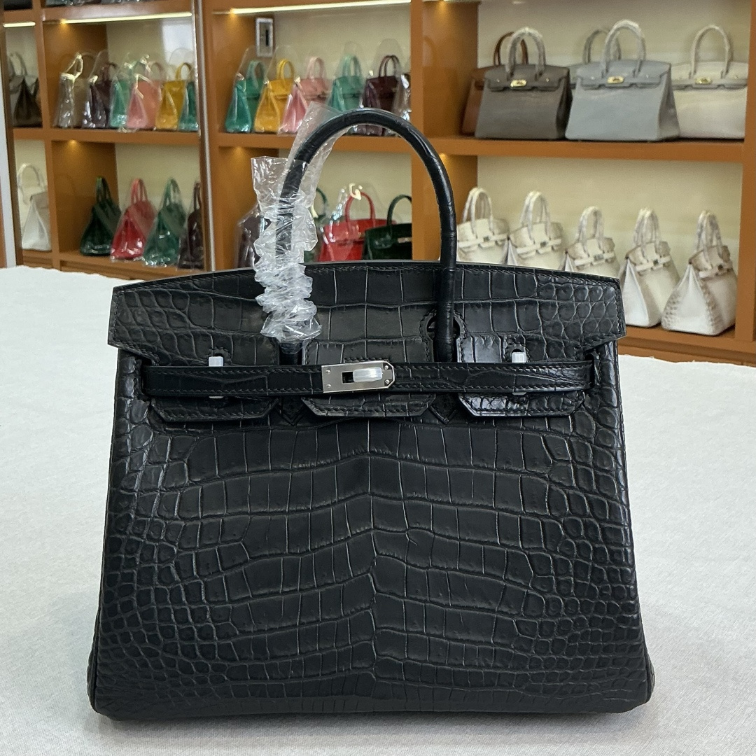 NO:919361,Spot real shot matte platinum 25 black silver buckle, Hermes, hermes, Hermes,19860909现货实拍雾面铂金25 黑色 银扣,爱马仕,hermes,Hermes,,Bag