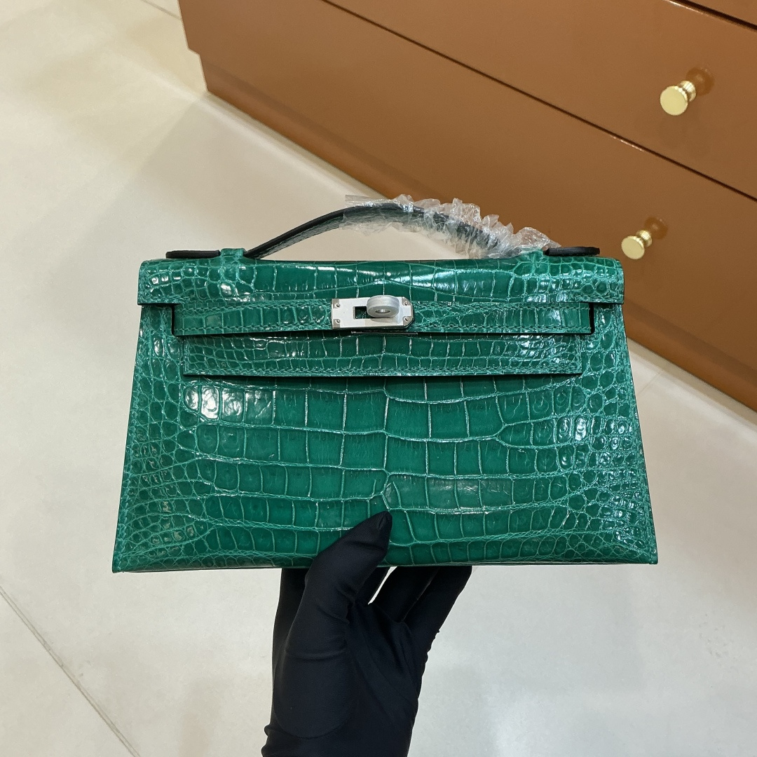 NO:893994,Spot real shot high gloss generation emerald green silver buckle, Hermes, hermes, Hermes,19860909现货实拍高光一代 翡翠绿 银扣,爱马仕,hermes,Hermes,,Bag