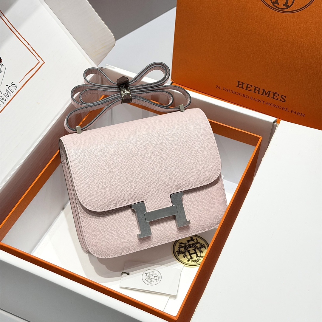 NO:700614,New version of Kangkang · French hand-sewn with beeswax thread · Real shot Fantasy pink and purple · Ready in stock &,Hermes,hermes,Hermes,19860909新版康康· 法国  蜜蜡线手工缝制·  实拍 梦幻粉紫·  现货 &,爱马仕,hermes,Hermes,,Bag