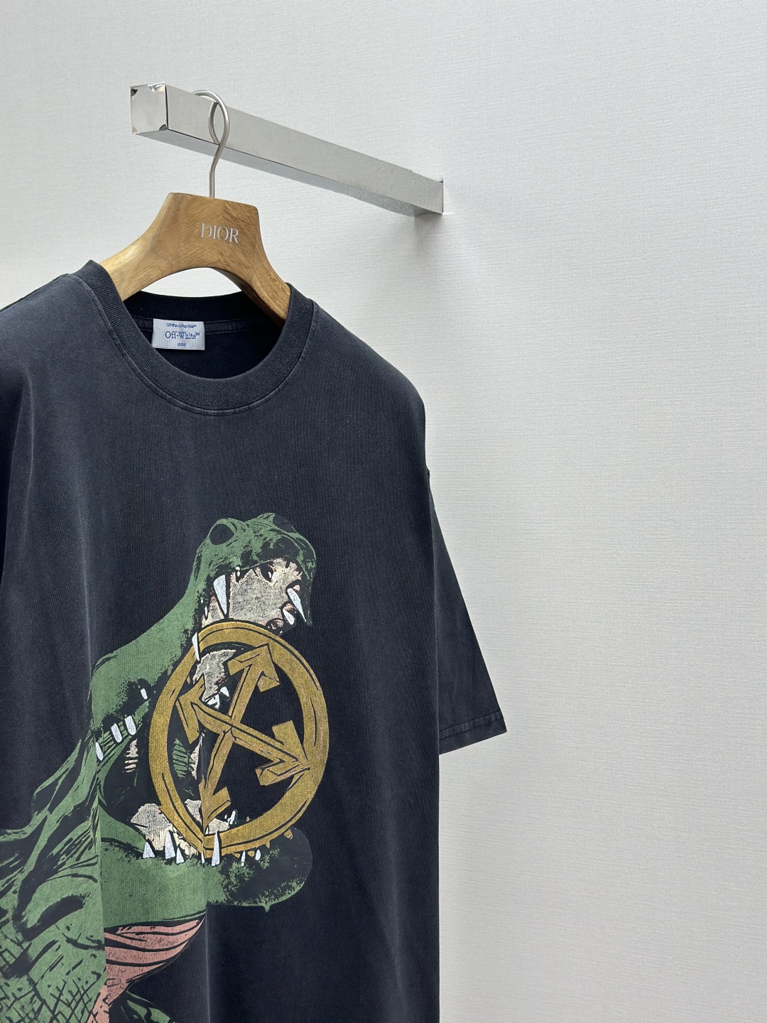 Off-White Washed Grey Oversized Short Sleeve Tee - 25FW Collection 7 cmp i1754494807172 6369 0 5