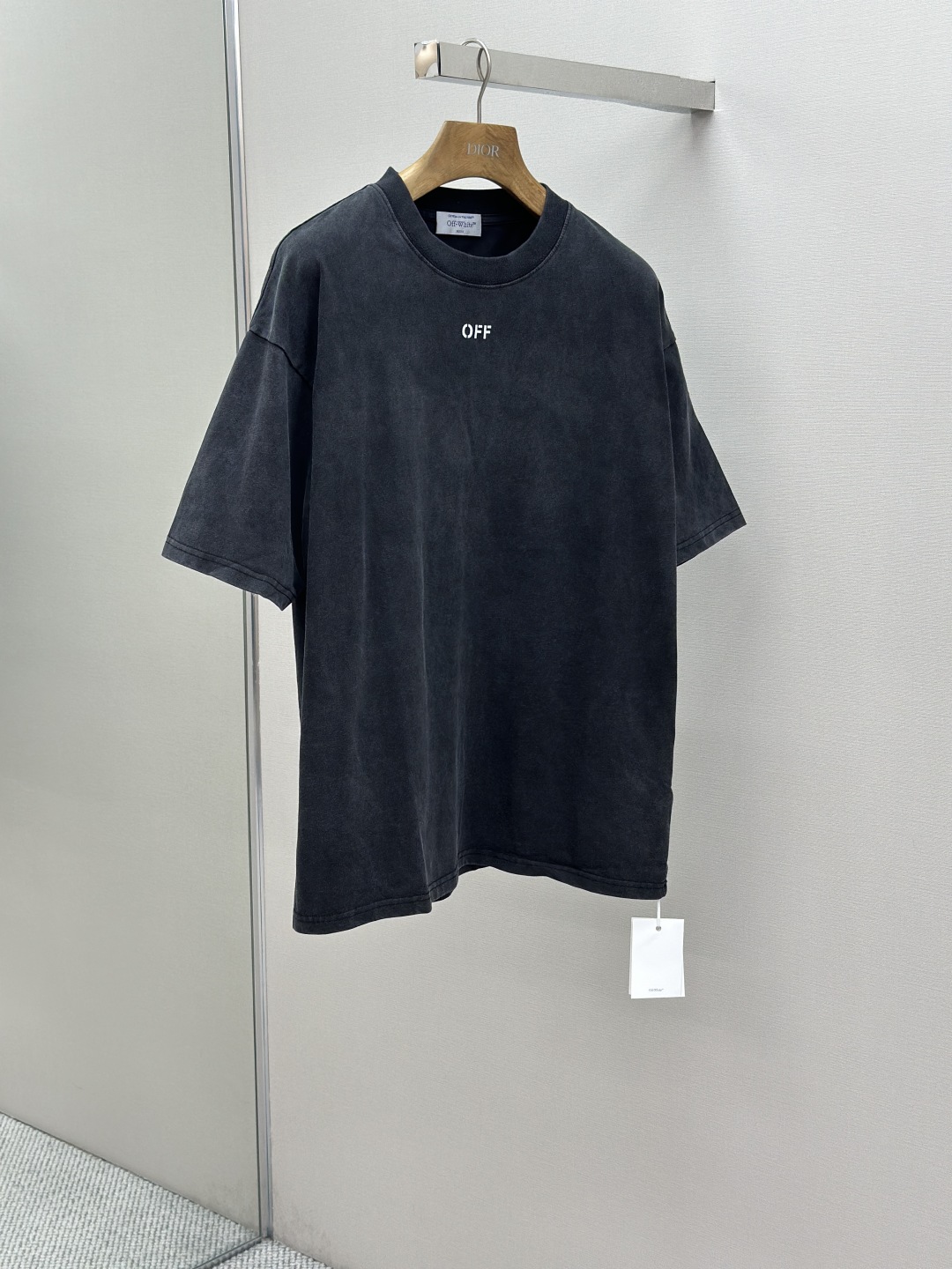 Off-White Oversized Short Sleeve T-Shirt - Washed Grey, 260g Pure Cotton 4 cmp i1754495148672 1675 0 2