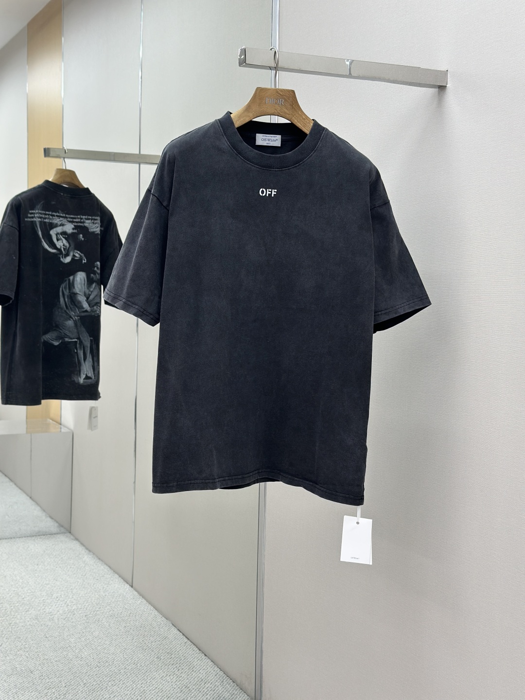 Off-White Oversized Short Sleeve T-Shirt - Washed Grey, 260g Pure Cotton 2 cmp i1754495151562 6893 0 0