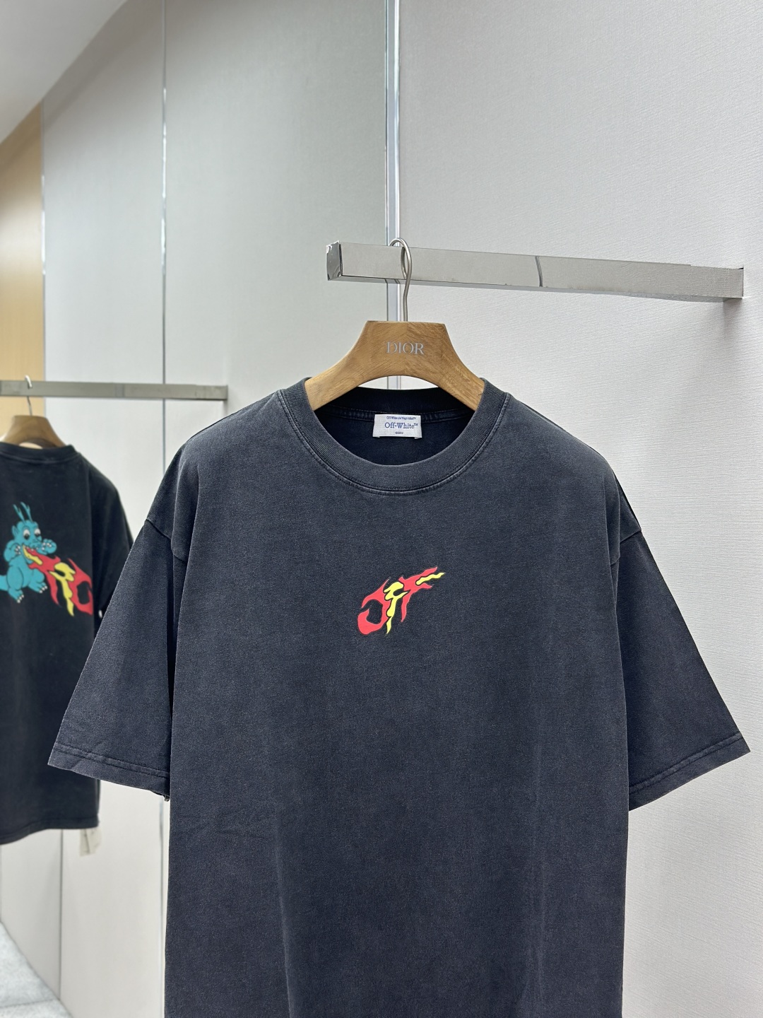 Off-White Oversized T-Shirt - Washed Grey, 260g Pure Cotton, Digital Print 5 cmp i1754495172153 6891 0 3