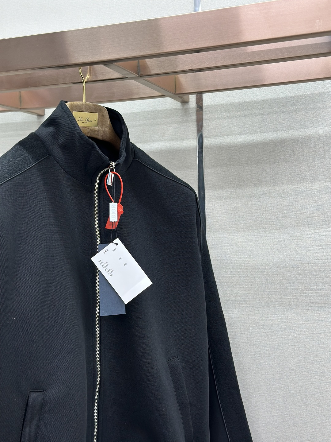 Dior Dior Oblique 镶片拉链