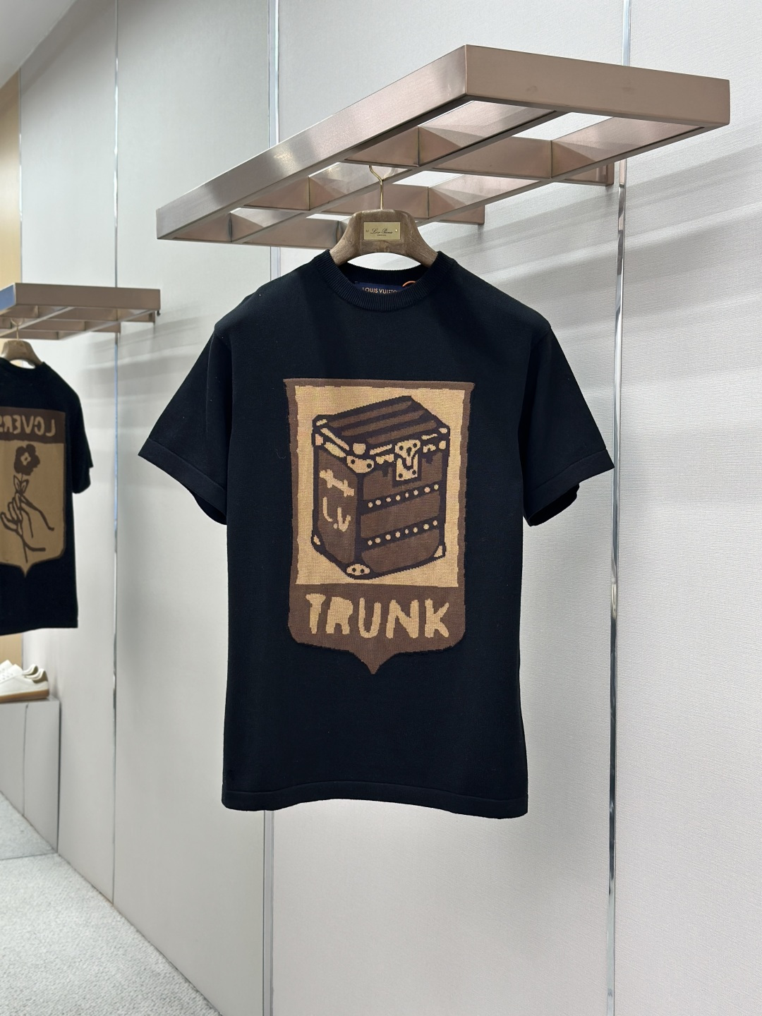 Louis Vuitton LOUIS VUITTON 几何图针织短袖
