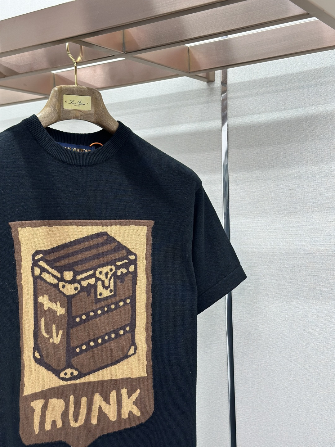 Louis Vuitton LOUIS VUITTON 几何图针织短袖
