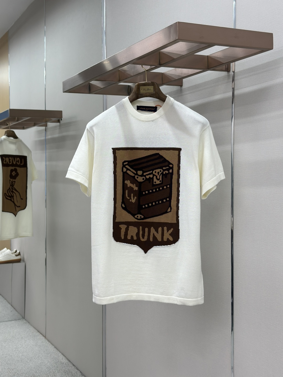 Louis Vuitton LOUIS VUITTON 几何图针织短袖