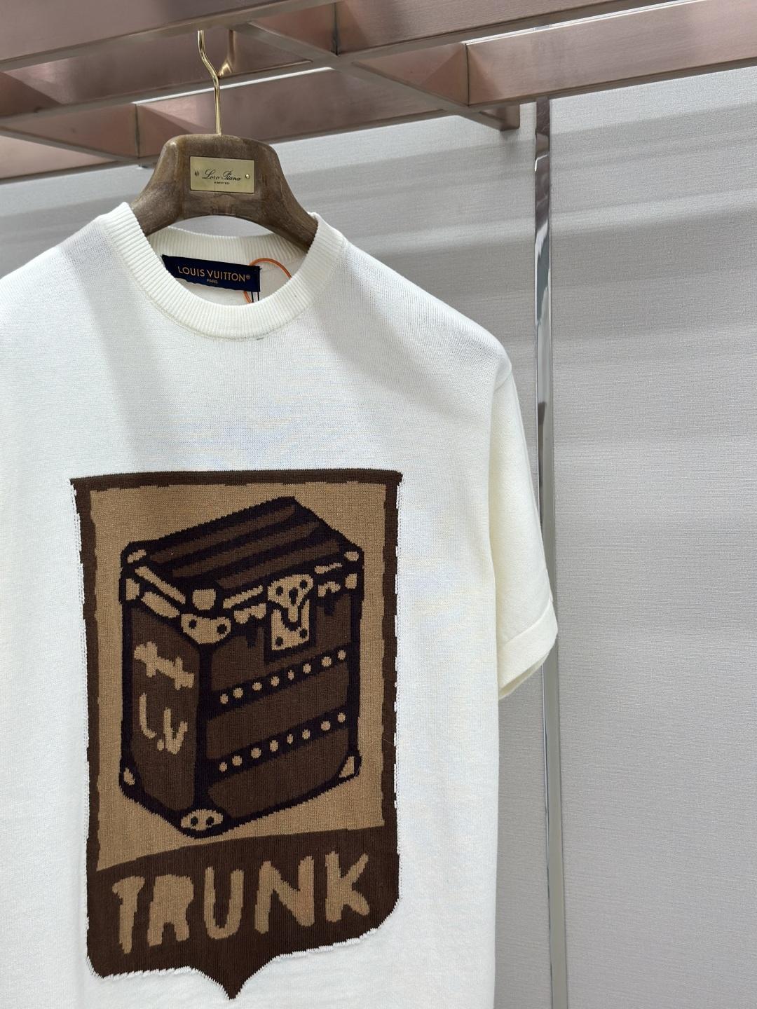 Louis Vuitton LOUIS VUITTON 几何图针织短袖