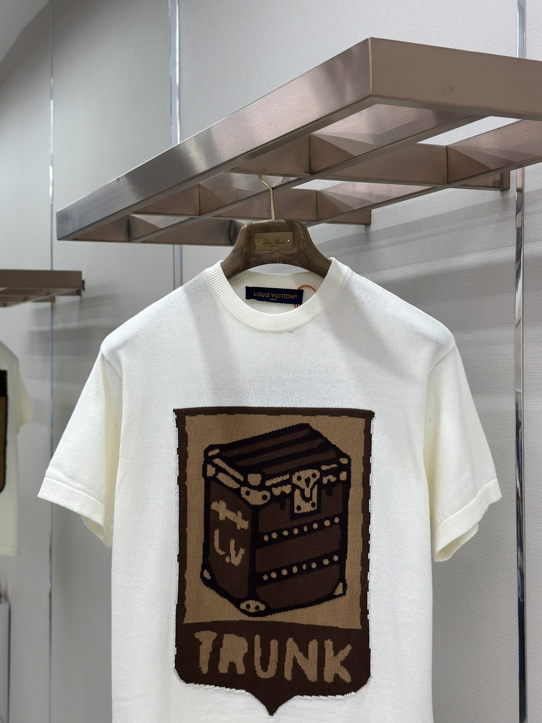 Louis Vuitton LOUIS VUITTON 几何图针织短袖