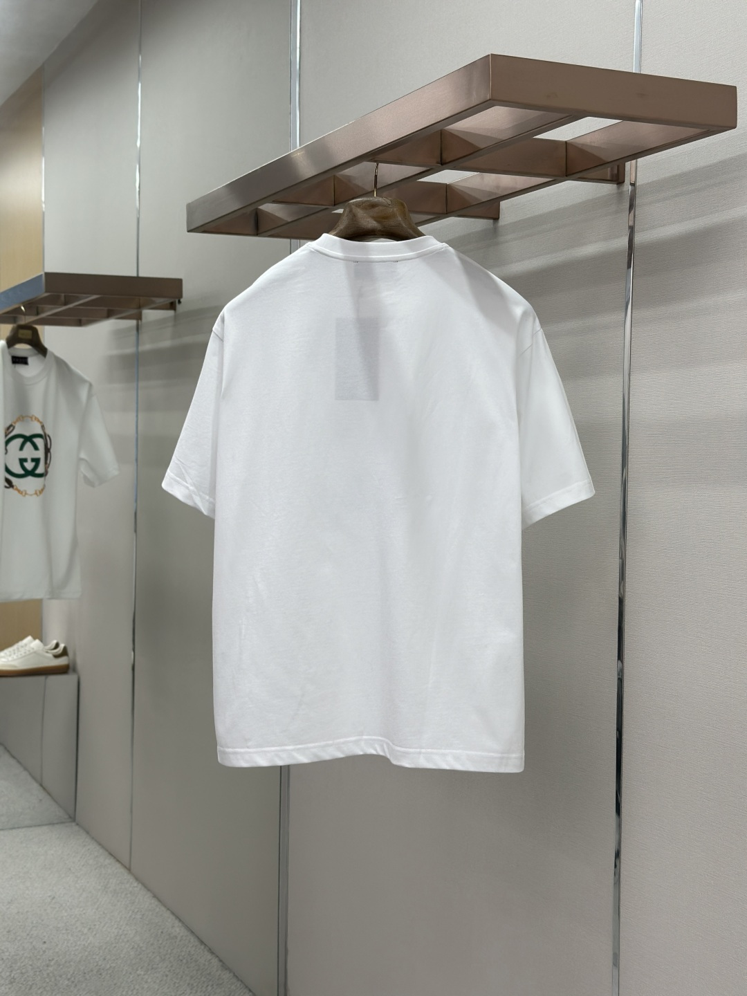 Gucci Gucci 缰绳印花圆领短袖