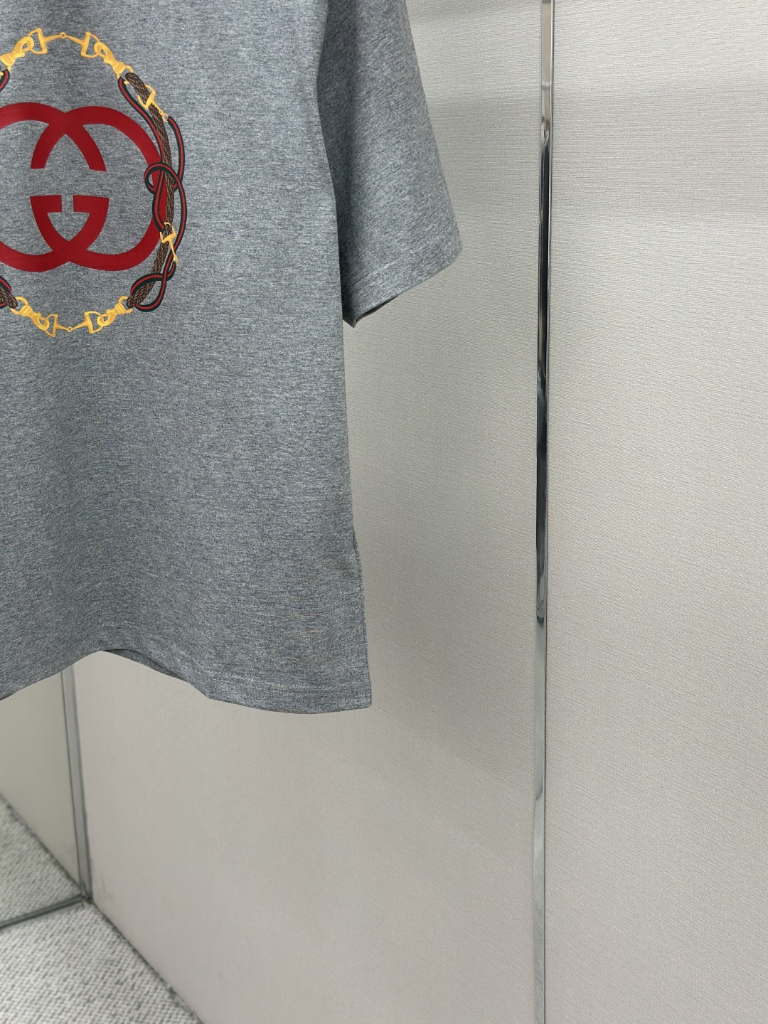 Gucci Gucci 缰绳印花圆领短袖