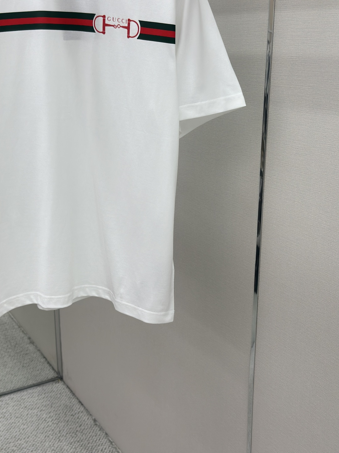 Gucci Gucci 织带锁扣圆领短袖