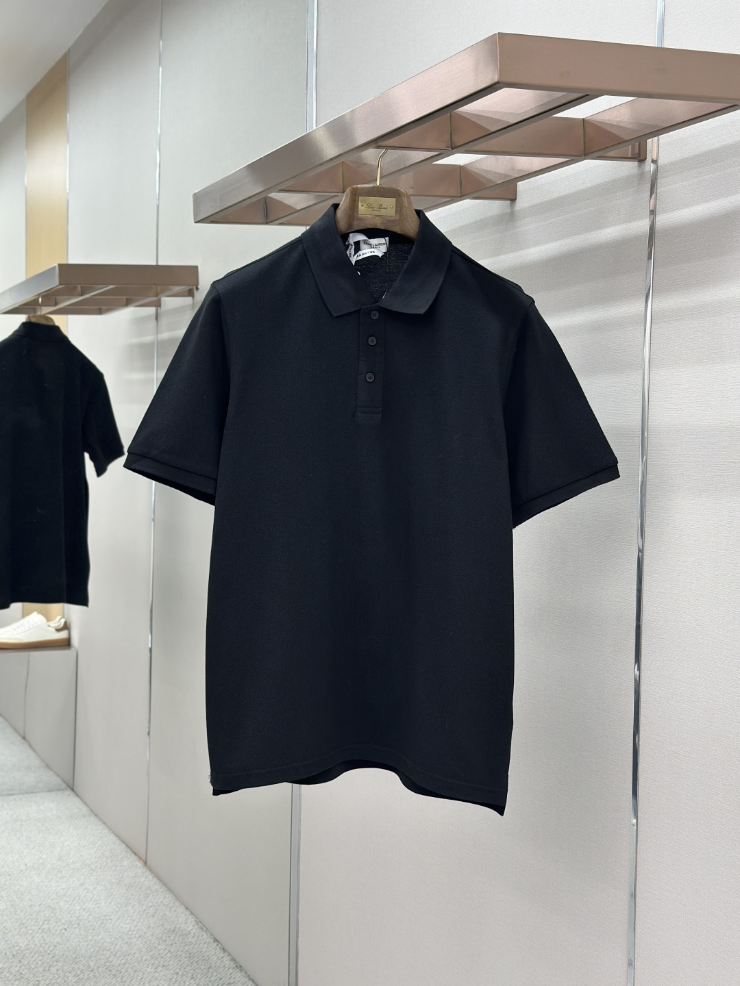 Saint Laurent SaintLaurent 标识刺绣POLO衫