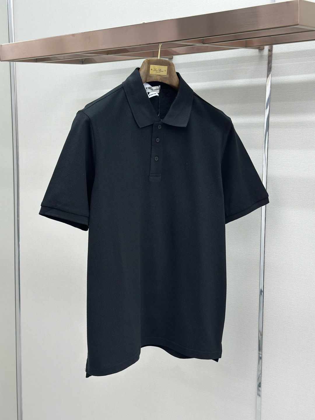 Saint Laurent SaintLaurent 标识刺绣POLO衫