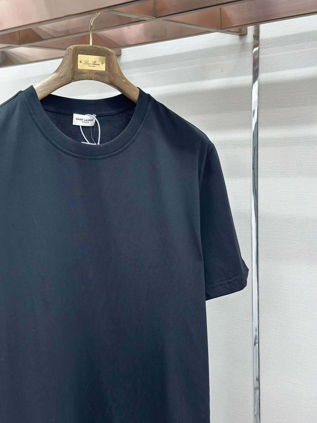 Saint Laurent Saint Laurent 标识刺绣短袖