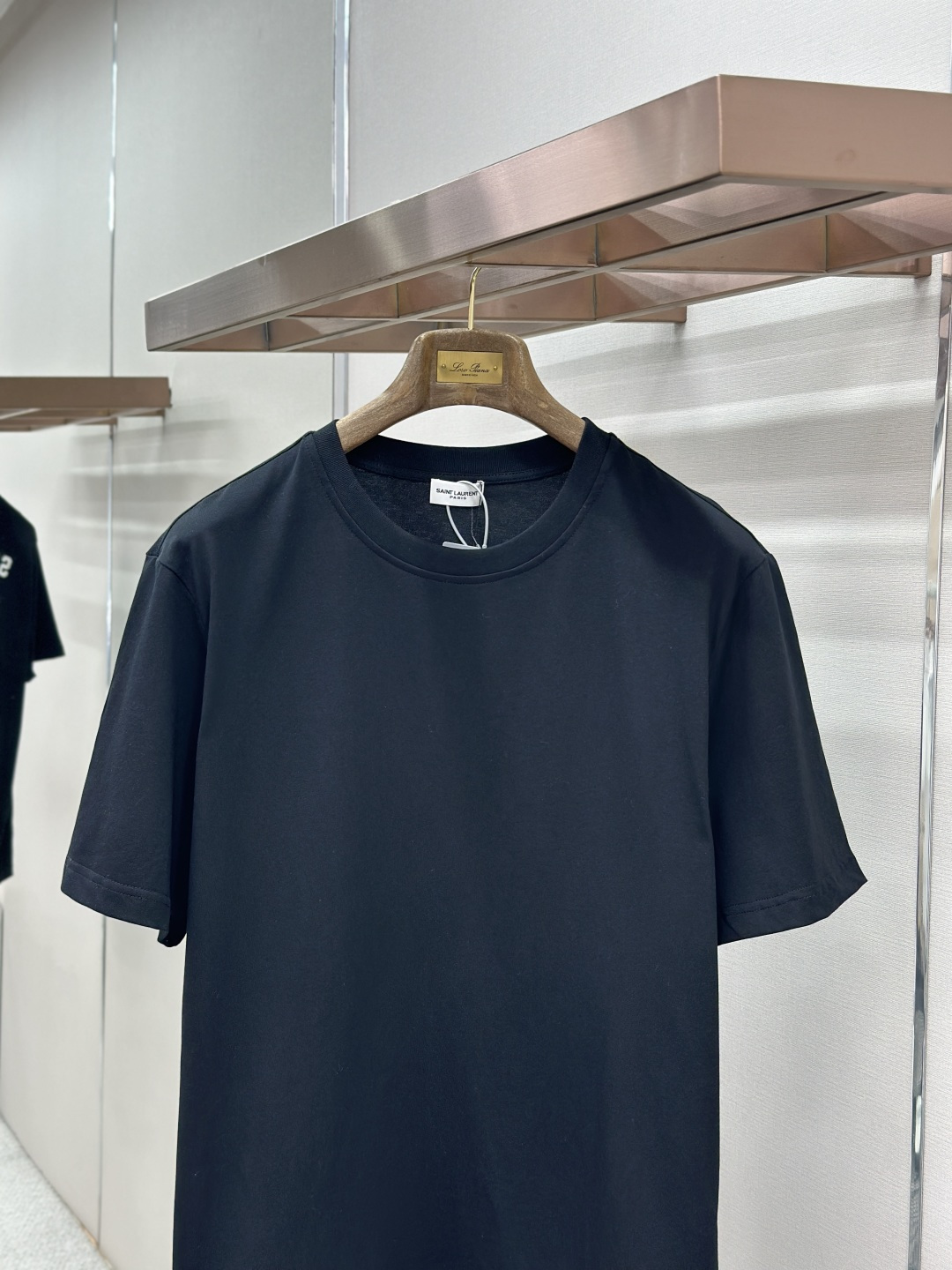Saint Laurent Saint Laurent 标识刺绣短袖