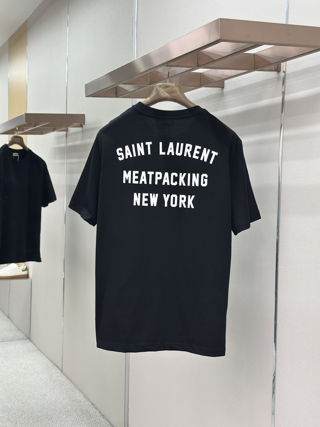 Saint Laurent Saint Laurent 标识刺绣短袖
