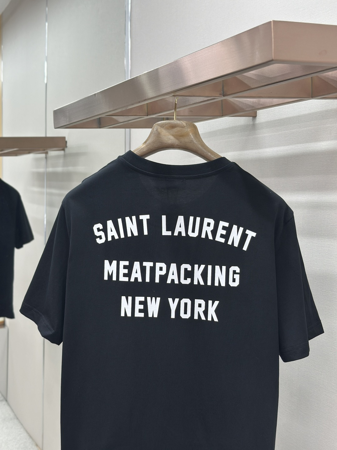 Saint Laurent Saint Laurent 标识刺绣短袖