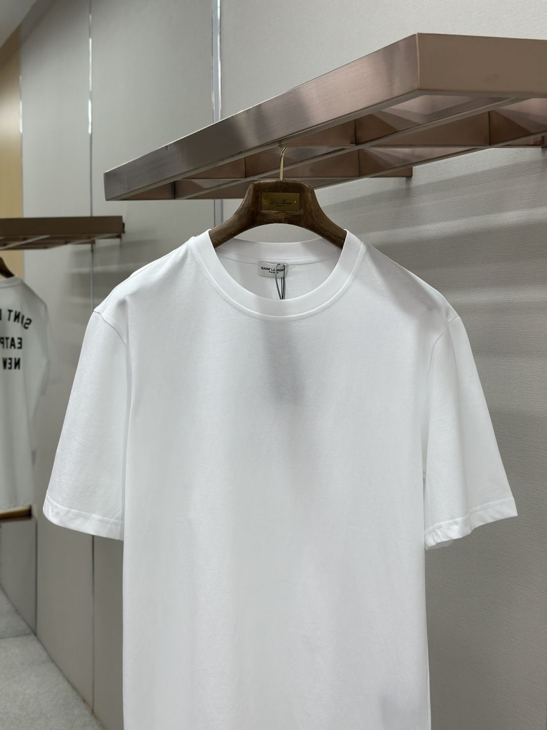 Saint Laurent Saint Laurent 标识刺绣短袖