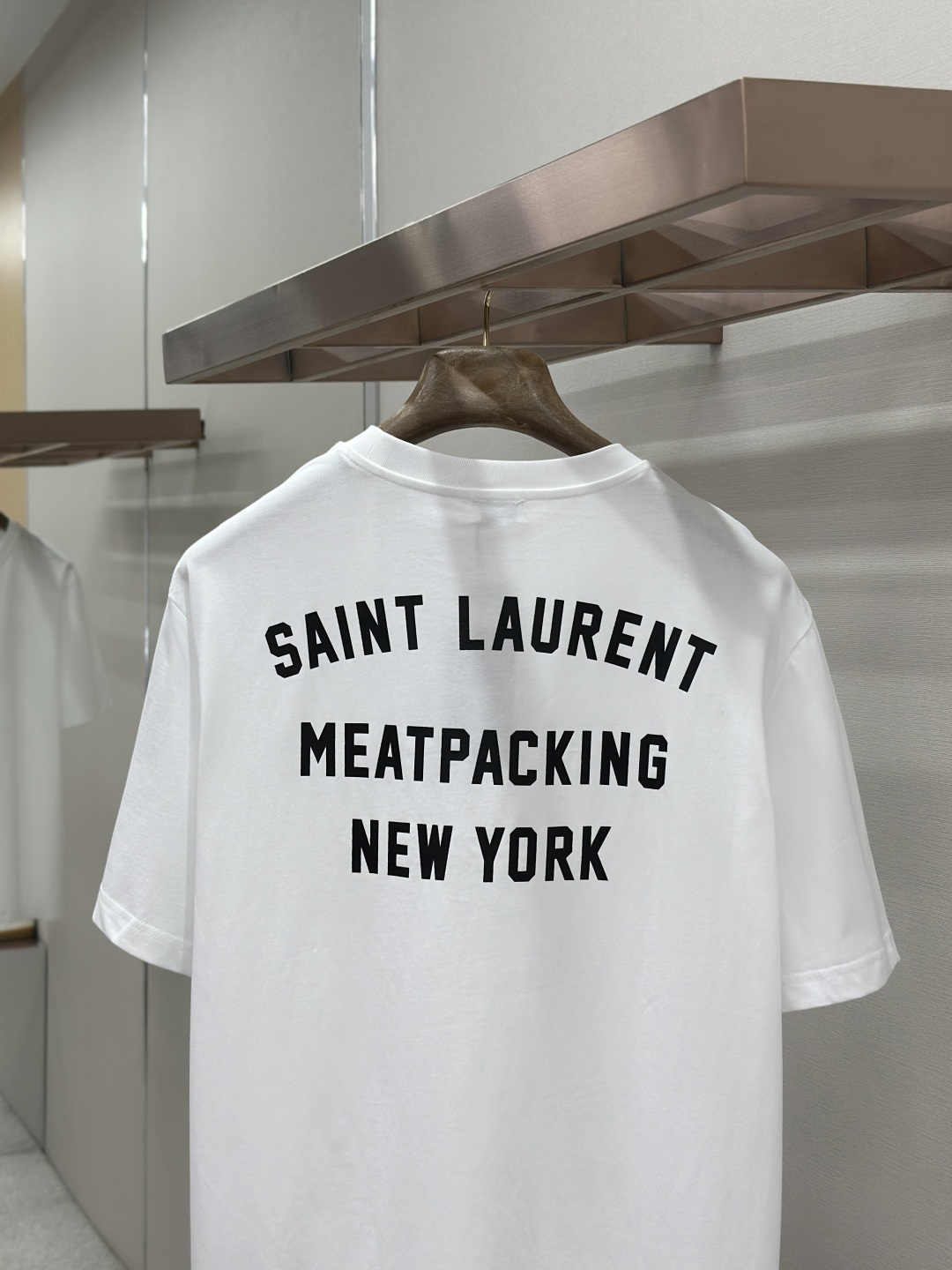 Saint Laurent Saint Laurent 标识刺绣短袖