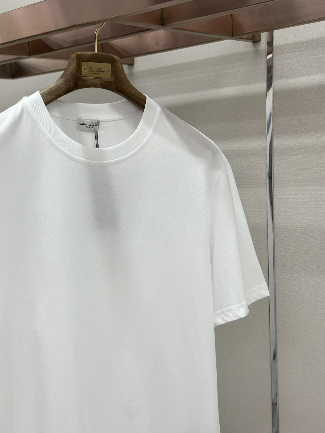 Saint Laurent Saint Laurent 标识刺绣短袖