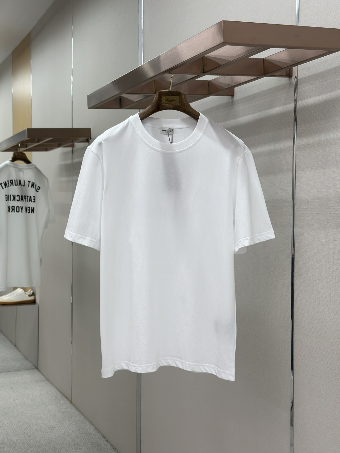 Saint Laurent Saint Laurent 标识刺绣短袖