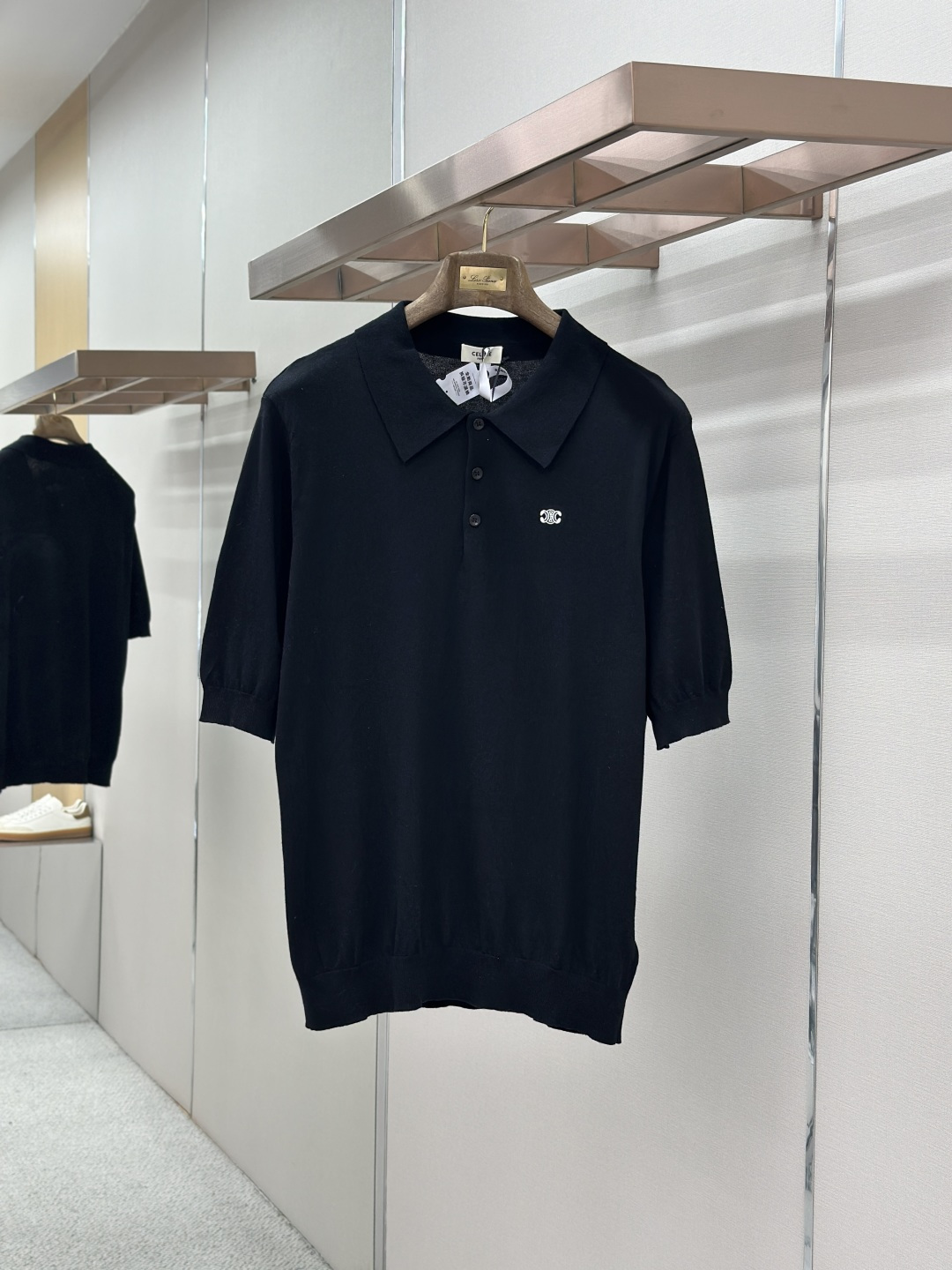 Celine CELINE赛琳刺绣短袖POLO