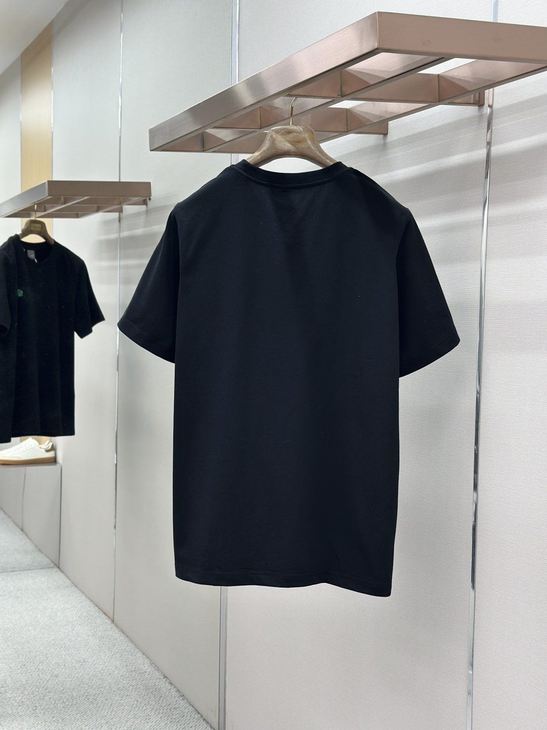 Dior Dior 棉质宽松圆领四叶草刺绣图案T恤