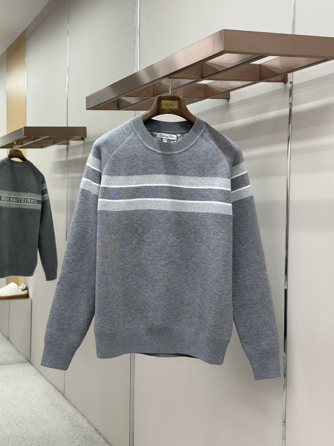 Dior DIOR 双面穿羊绒圆领毛衣