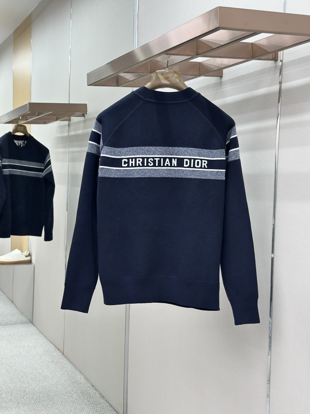 Dior DIOR 双面穿羊绒圆领毛衣