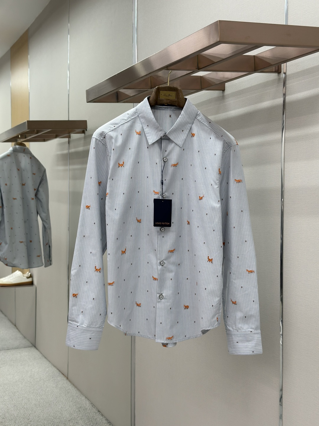 Louis Vuitton LOUIS VUITTON 26SS条纹剪花衬衫