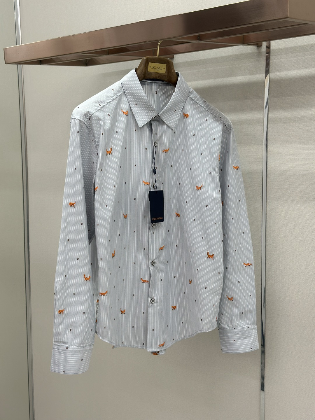 Louis Vuitton LOUIS VUITTON 26SS条纹剪花衬衫