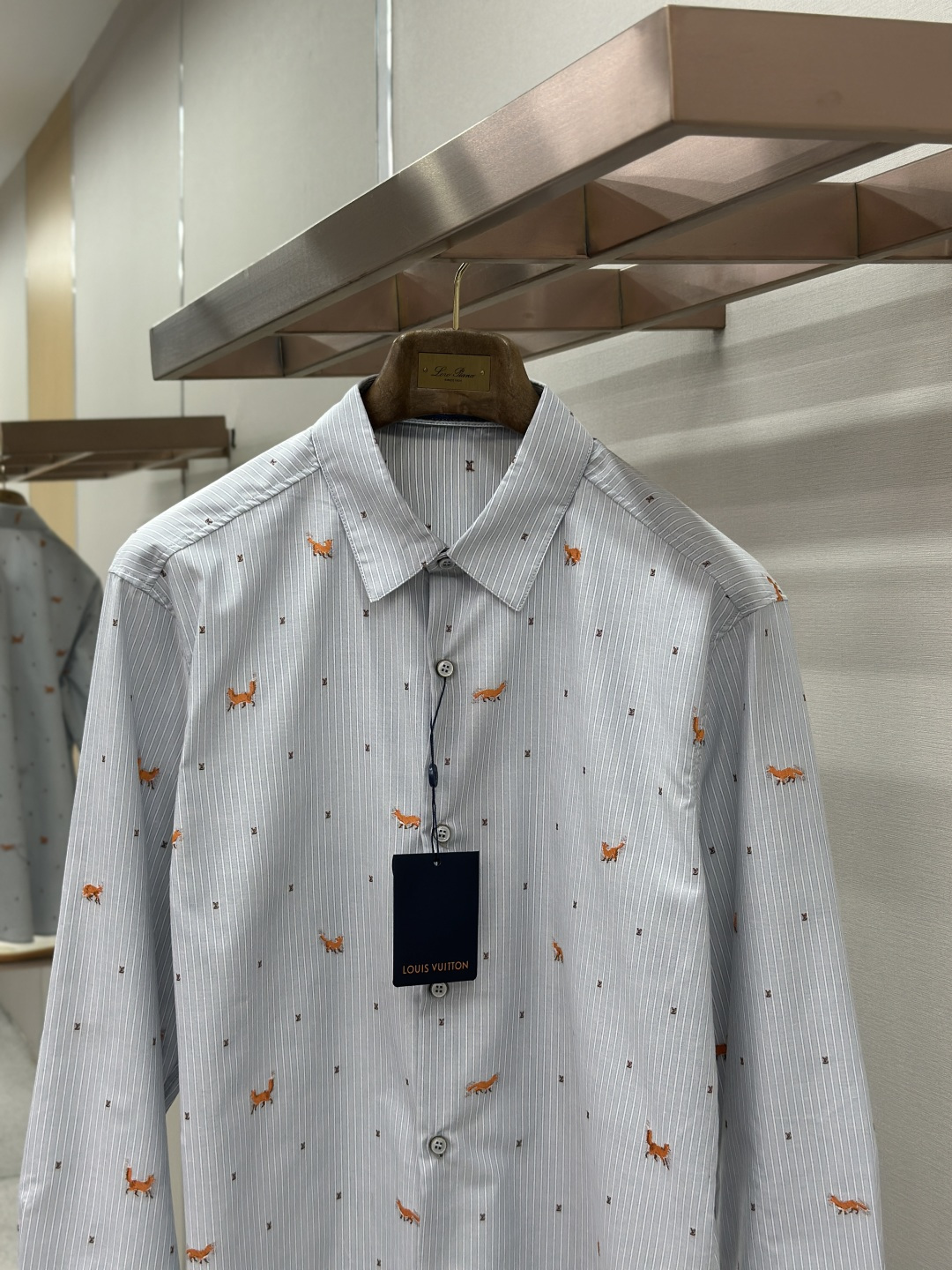 Louis Vuitton LOUIS VUITTON 26SS条纹剪花衬衫