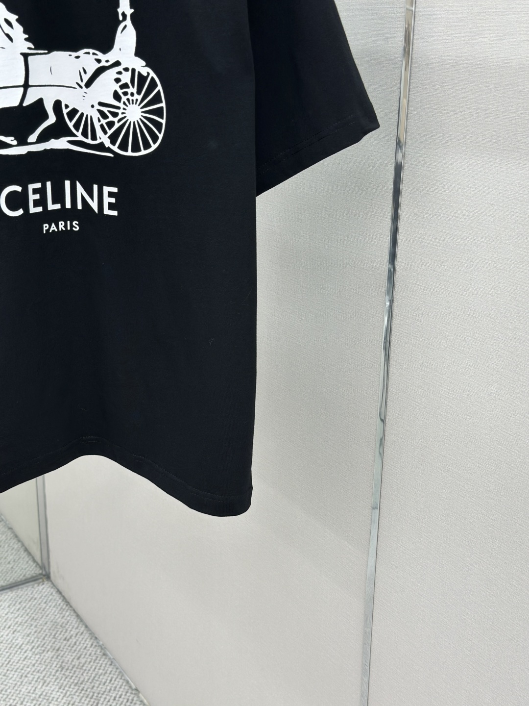 Celine Celine赛琳 车夫马车印花圆领短袖T恤