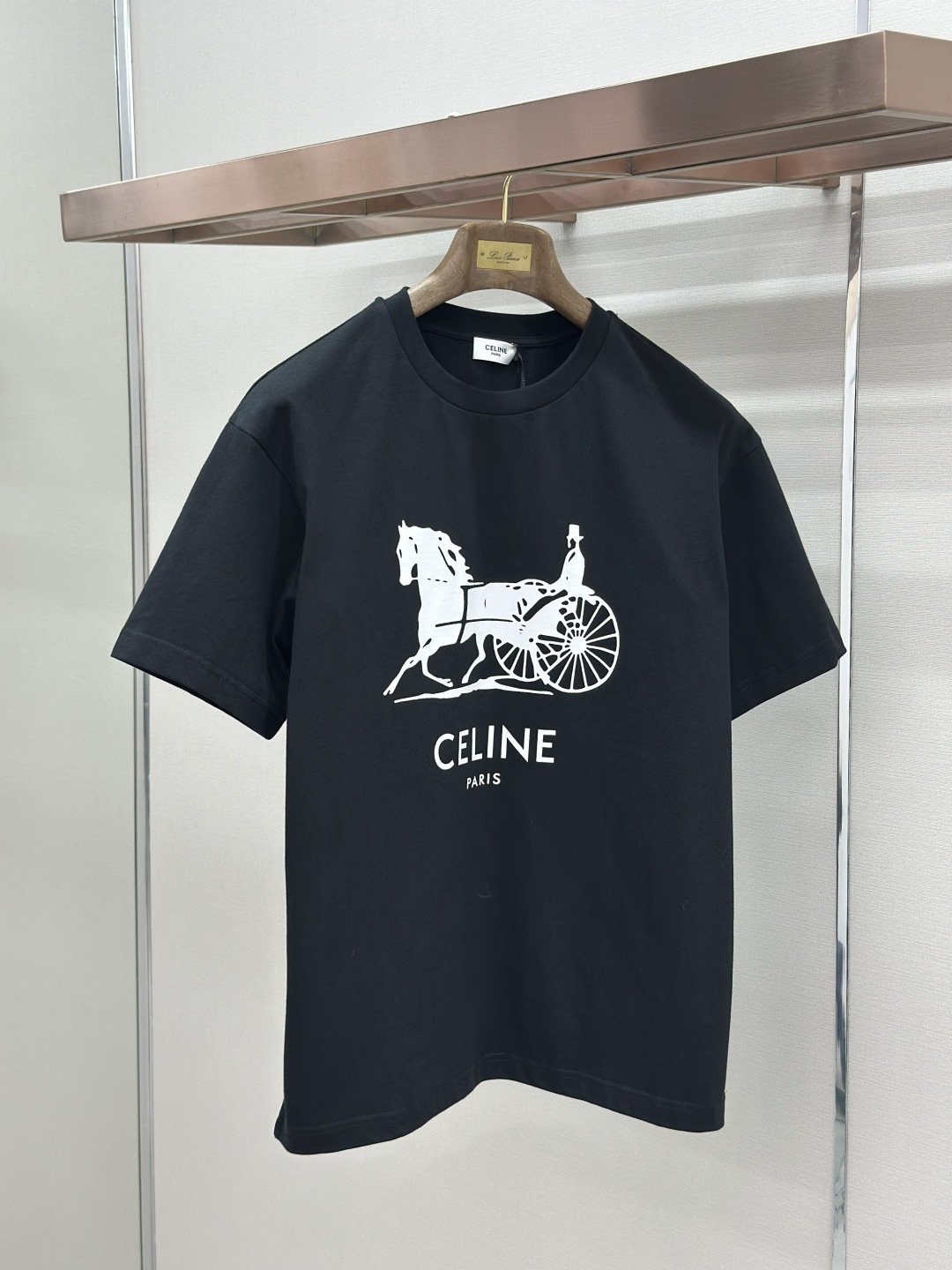 Celine Celine赛琳 车夫马车印花圆领短袖T恤