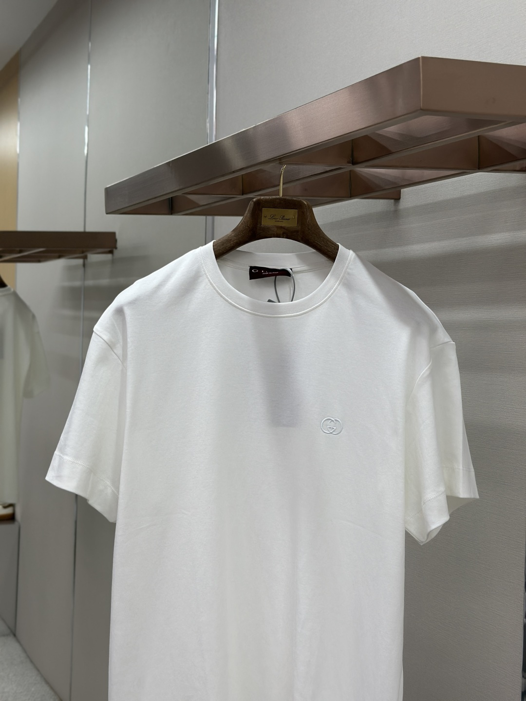 Gucci Gucci 圆领双G互扣刺绣针