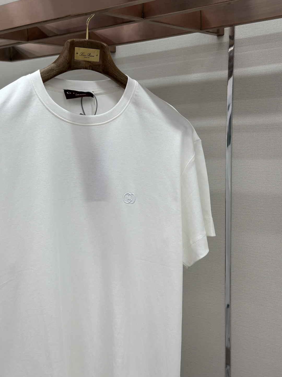 Gucci Gucci 圆领双G互扣刺绣针