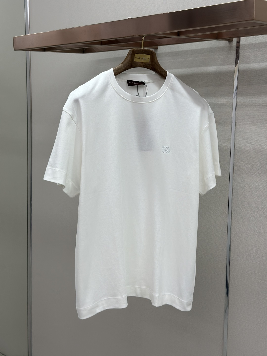 Gucci Gucci 圆领双G互扣刺绣针