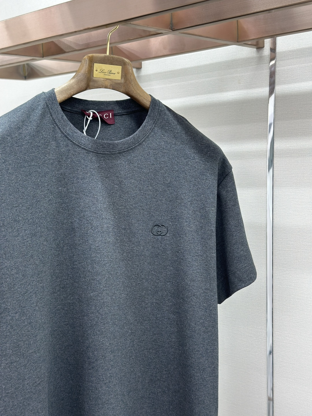Gucci Gucci 圆领双G互扣刺绣针