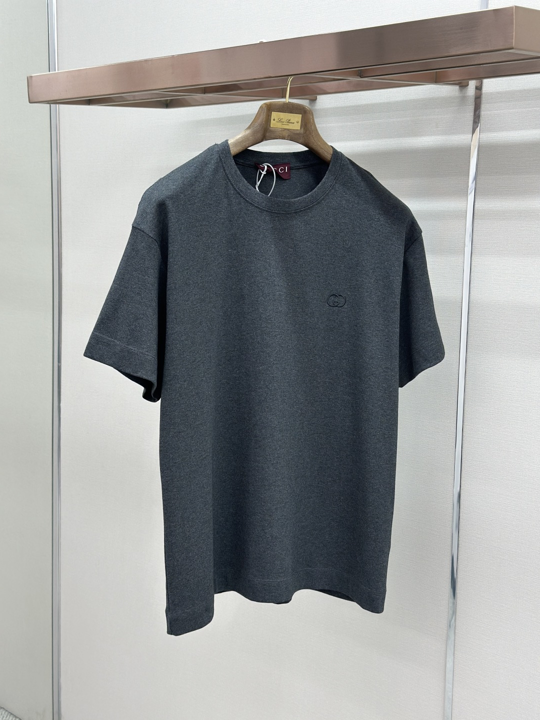 Gucci Gucci 圆领双G互扣刺绣针