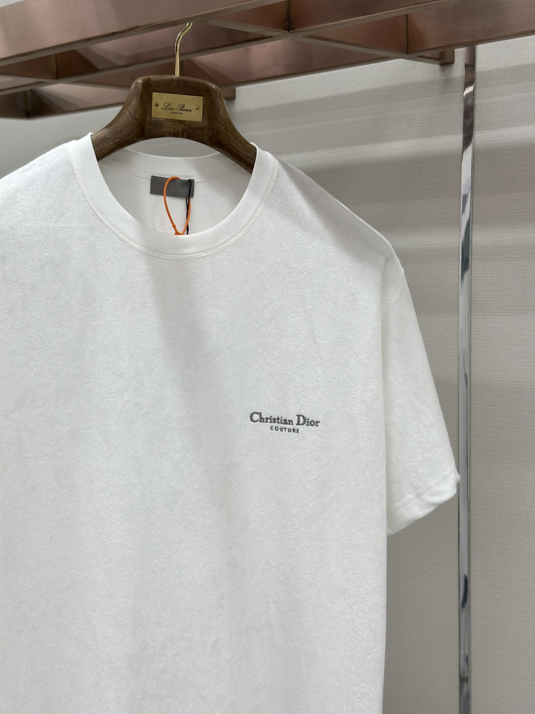 Dior DIOR 26FW 刺绣毛圈短袖
