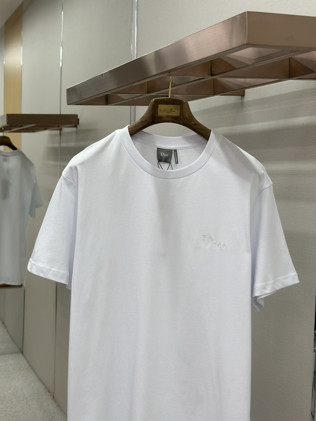 Dior Dior 迪奥 刺绣双纱棉短袖T恤