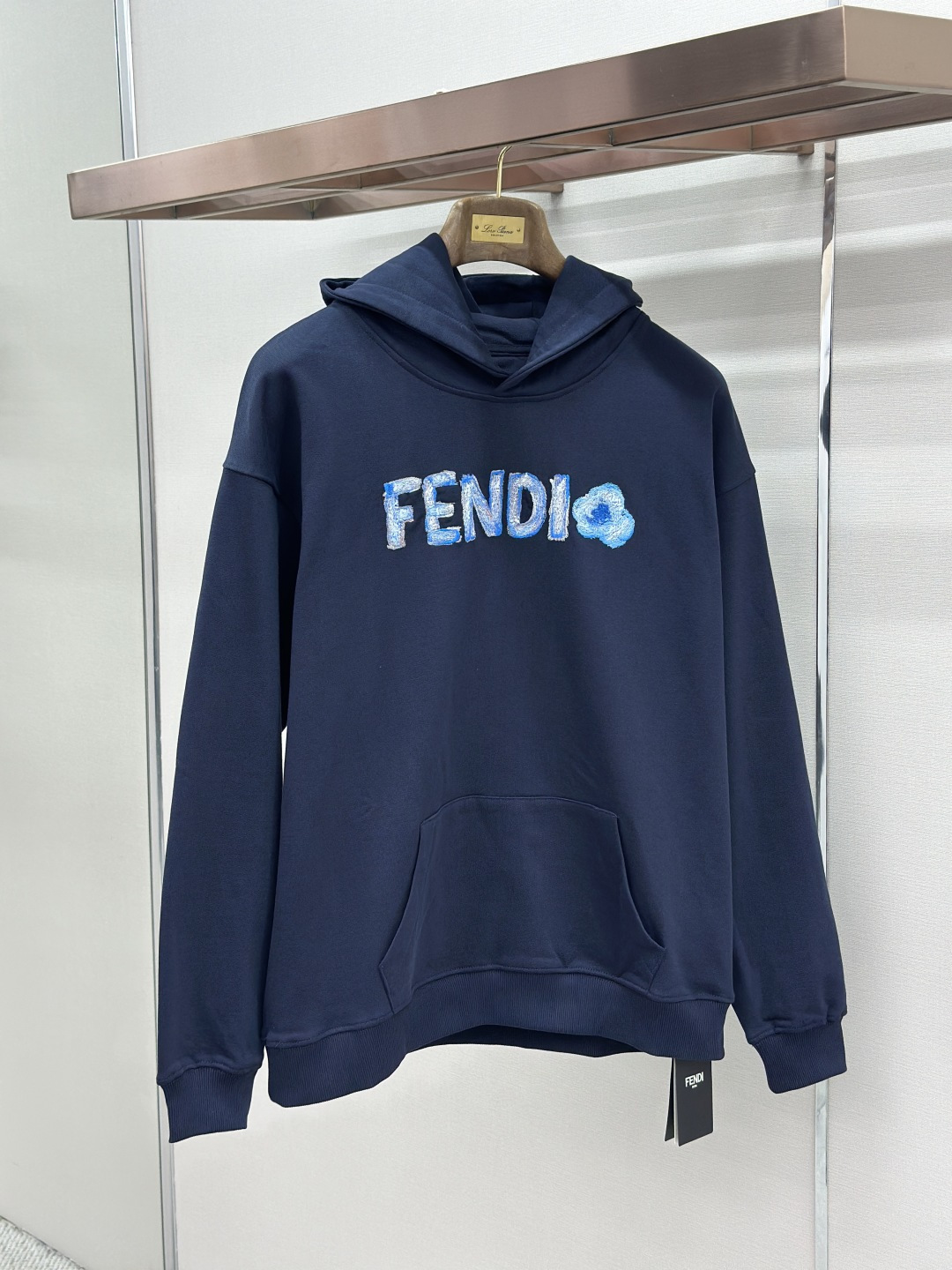 Fendi FENDI 刺绣手绘标识卫衣