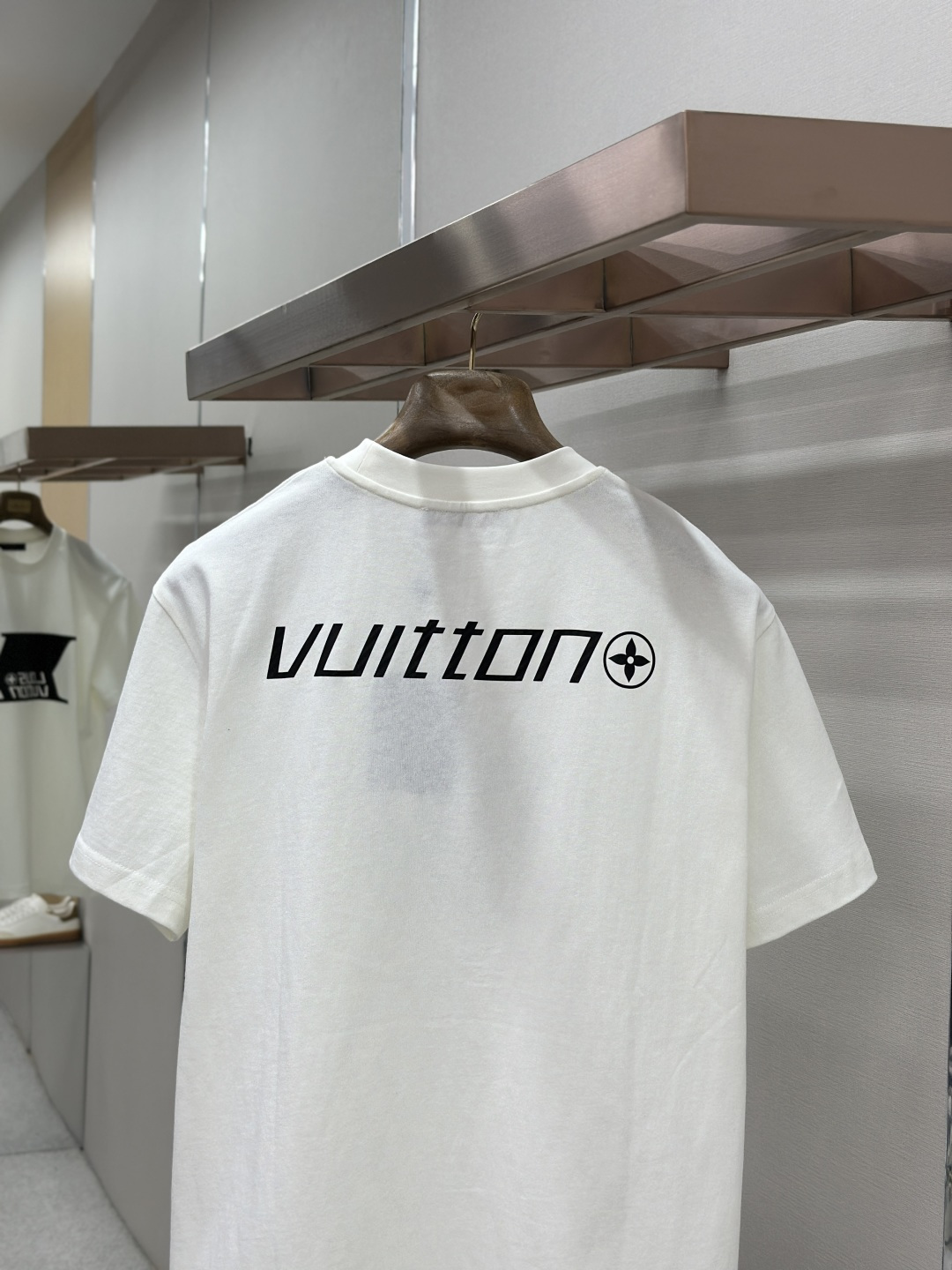 Louis Vuitton LOUIS VUITTON跑道压印圆领短袖