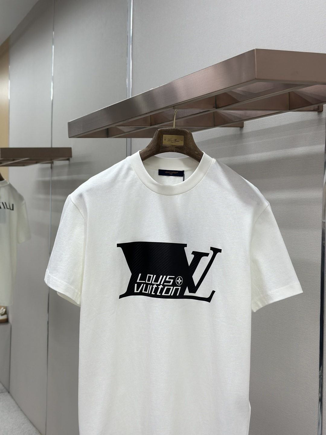 Louis Vuitton LOUIS VUITTON跑道压印圆领短袖